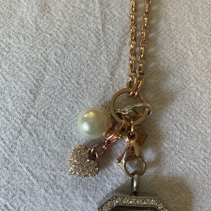 Origami owl locket dangle